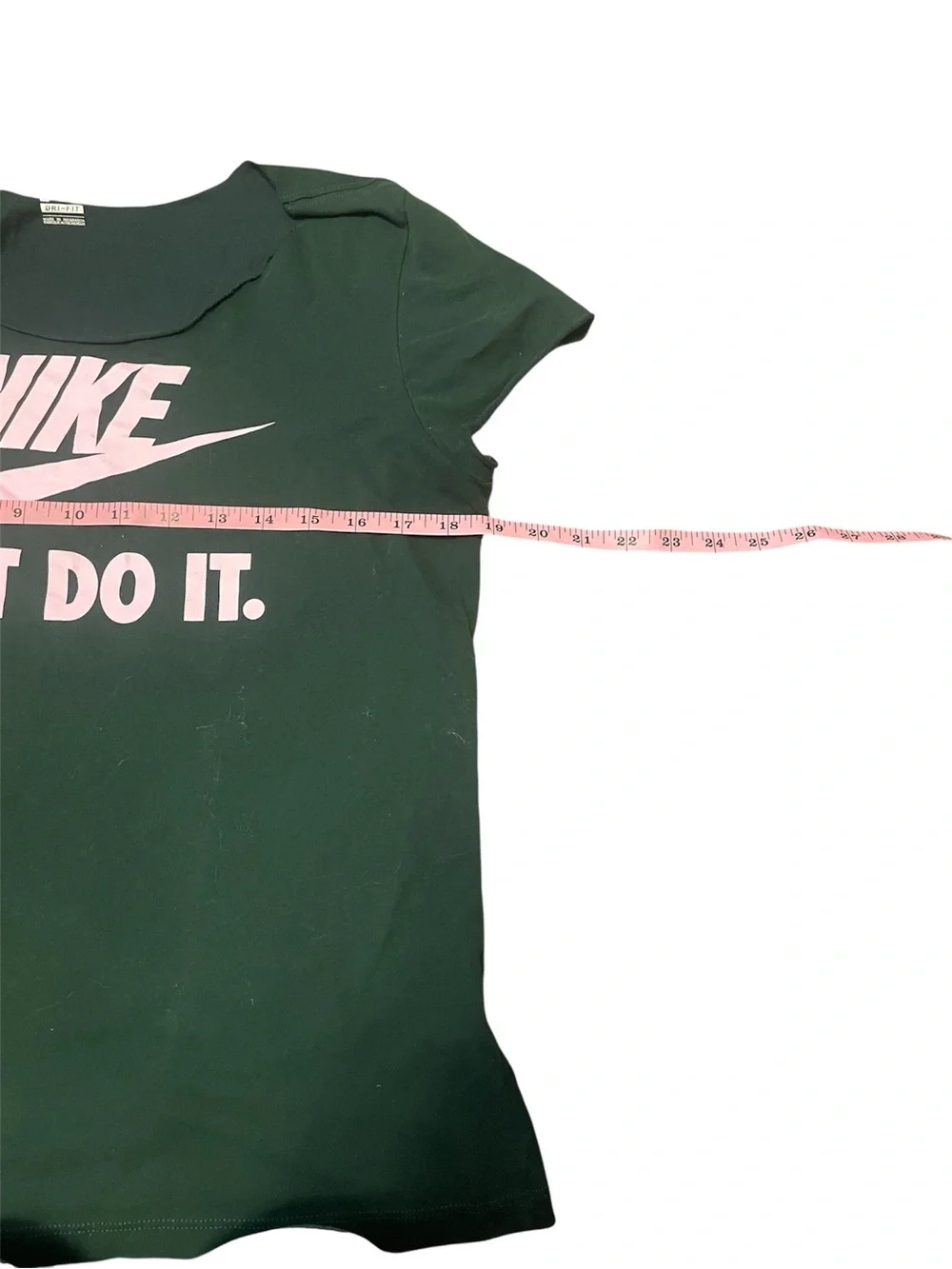 Nike Girls' Green 'Just Do It' Short Sleeve Tee